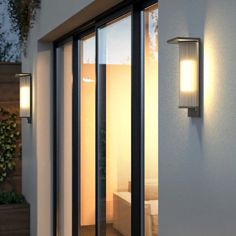 Moderne Zonne Energie LED Buiten Wandlamp