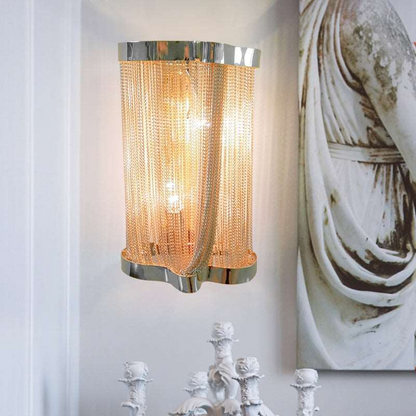 Elegante Aluminium Kwast Wandlamp met Gloed
