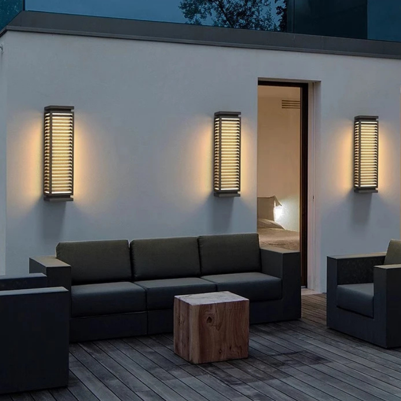 Moderne Buitenwandlamp van Roestvrij Staal