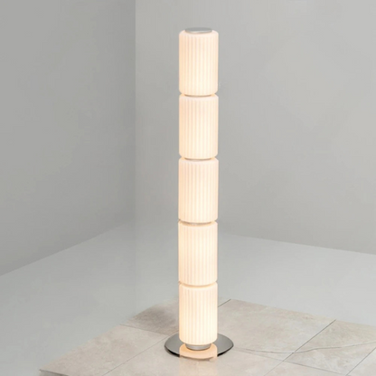 Virello Glazen Kolom Vloerlamp