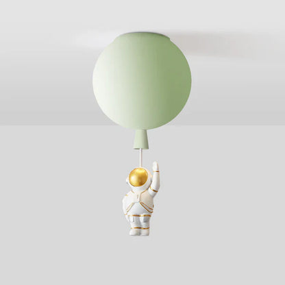 Speelse Maan en Astronaut Ontwerp LED Plafondlicht