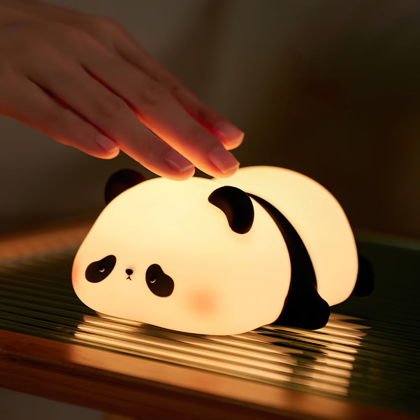 Charmant Lichtaccent LED Panda Tafellamp
