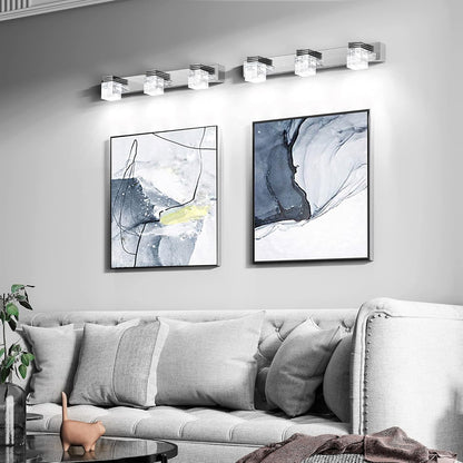 Kristal Zilver Luxe LED Wandlamp