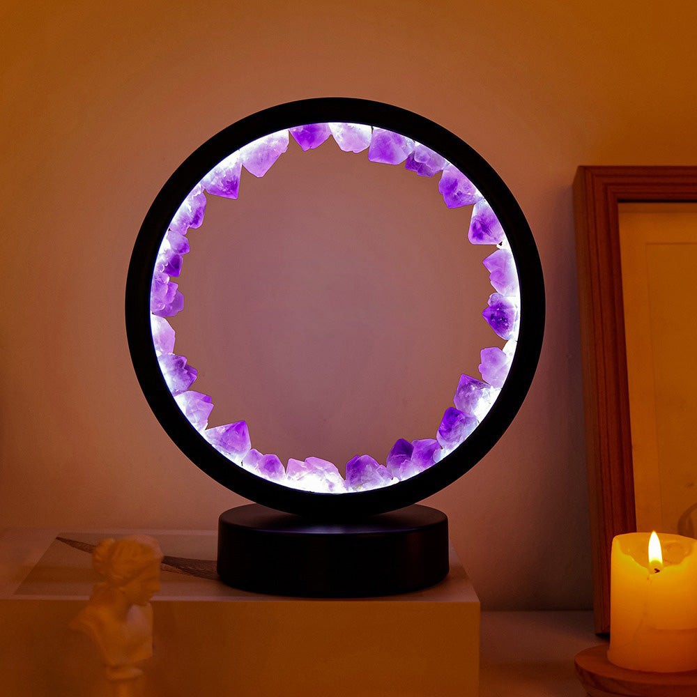 Moderne Spirituele Licht Amethist Kristallamp