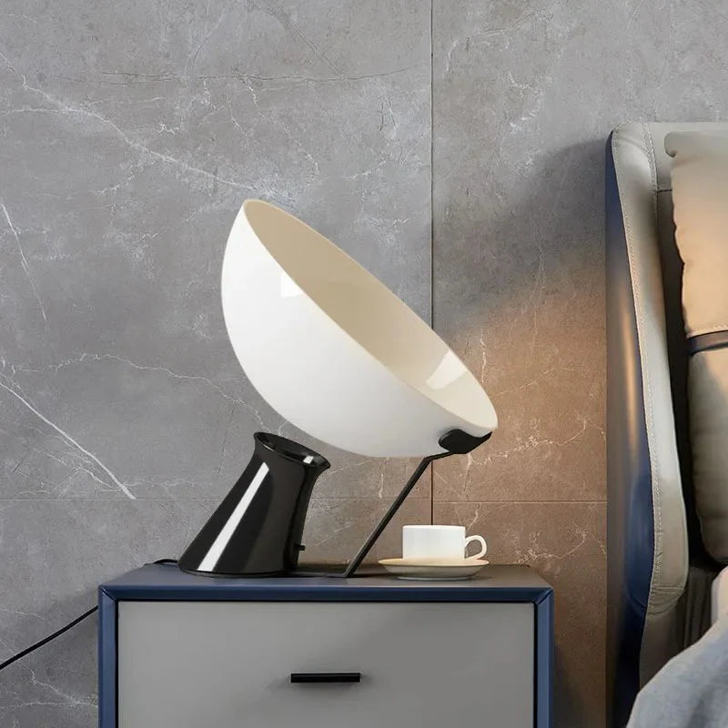 Italiaanse Design Tafellamp van Acryl & Metaal