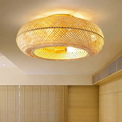 BambooAir | Moderne Plafondventilator met LED Licht en Afstandsbediening