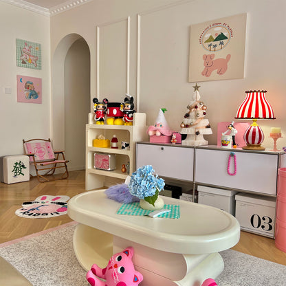 Vintage Stijl Circus Troup Tafellamp