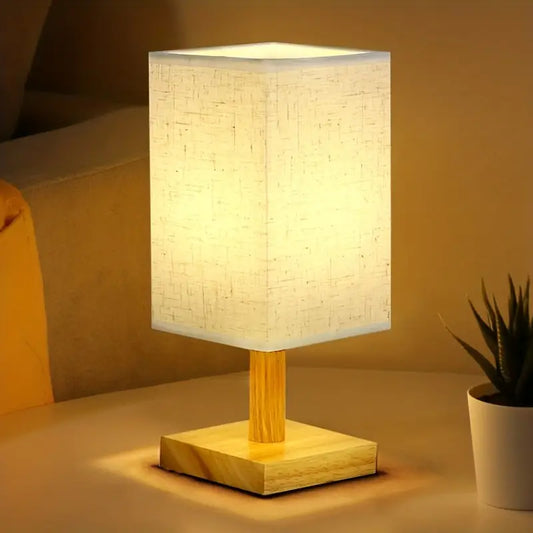 Retro Houten Bureaulamp - Creatieve en Minimalistische Tafellamp