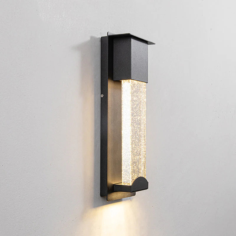 Aurora Crystal Buitenlamp–Elegante Waterdichte Wandlamp