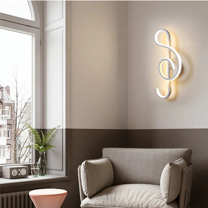 Moderne Creatief Muzikale Vormen Wandlamp