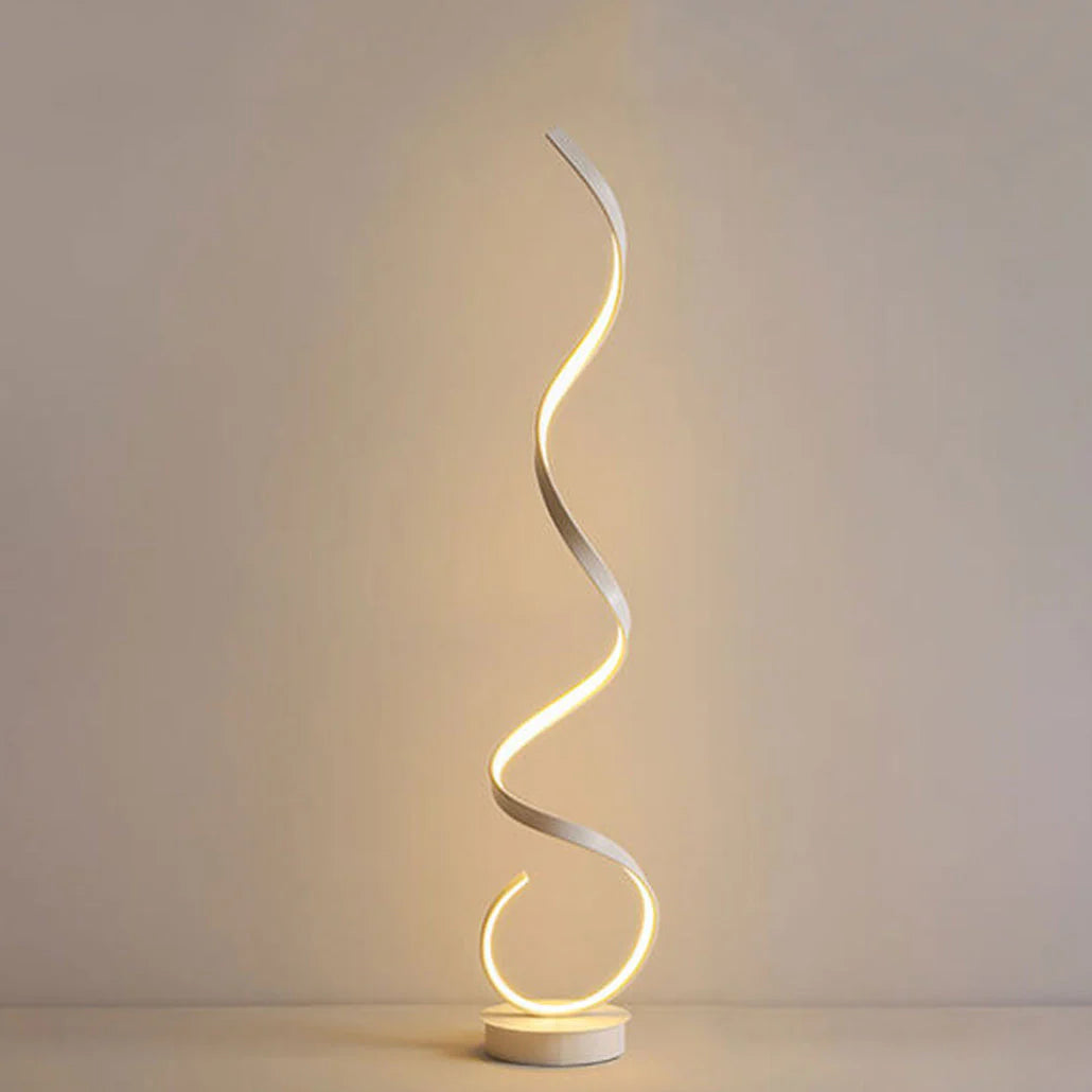 Moderne Creatieve Gedraaide Lijn LED Vloerlamp