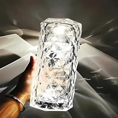 Crystal Luxe Design Tafellamp met Sprankelend Licht