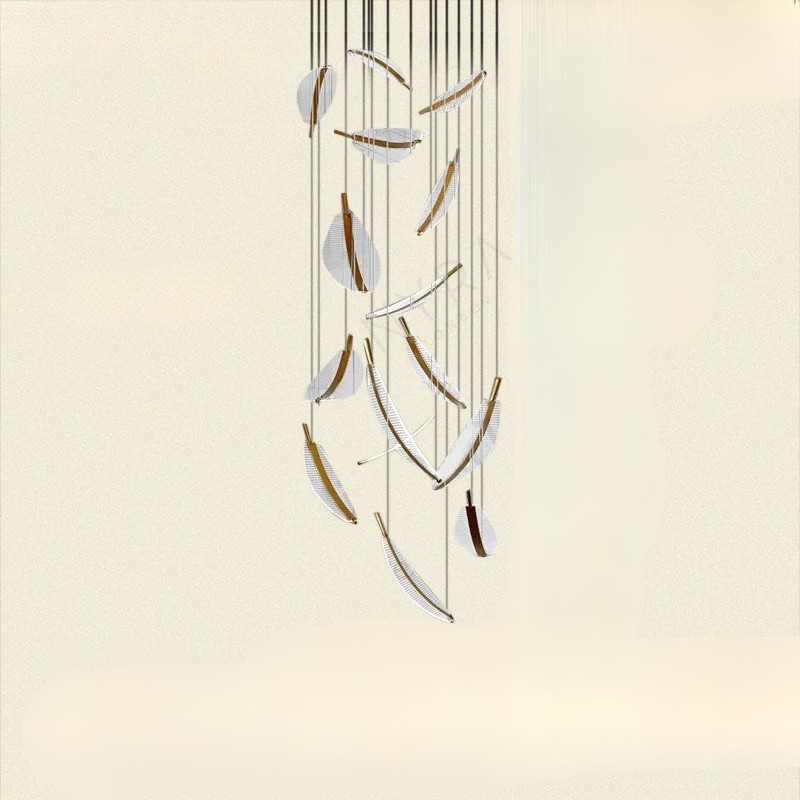 LED Plafondlamp met Bladvormig Design