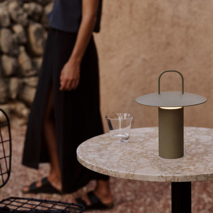 Moderne Cilindrisch Lichaam Draagbare Bureaulamp