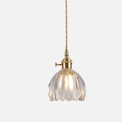 Klassiek Glazen Bloem Hanglamp