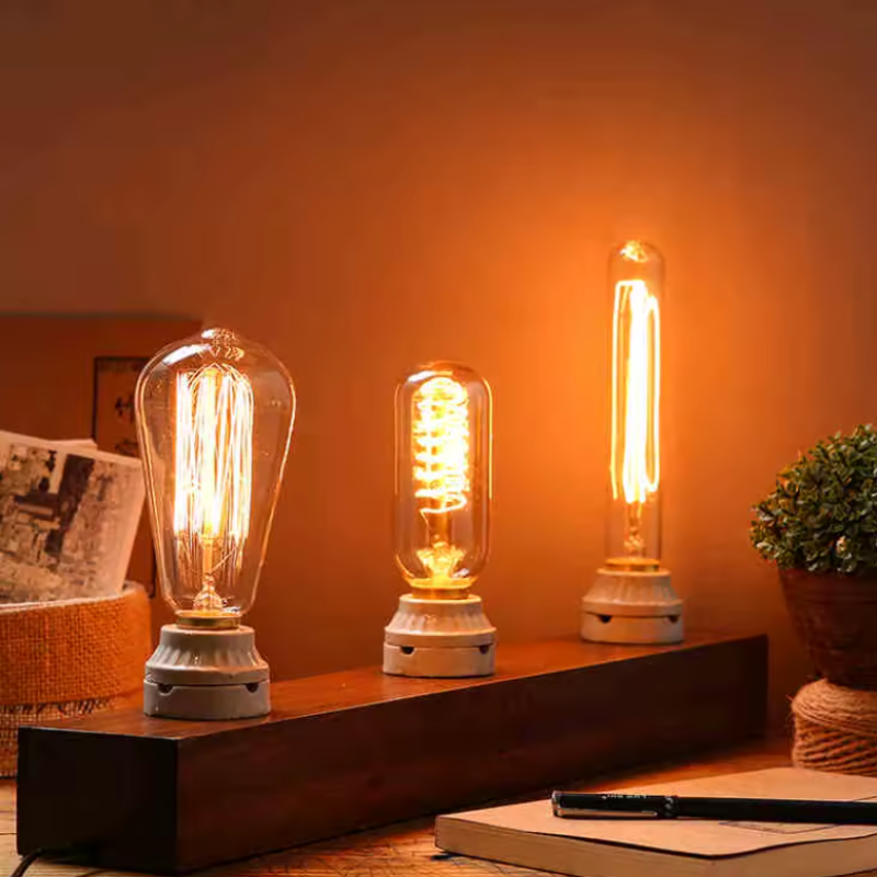 Edison Retro Gloeilamp – Dimbare Vintage Lichtbron E27 40W