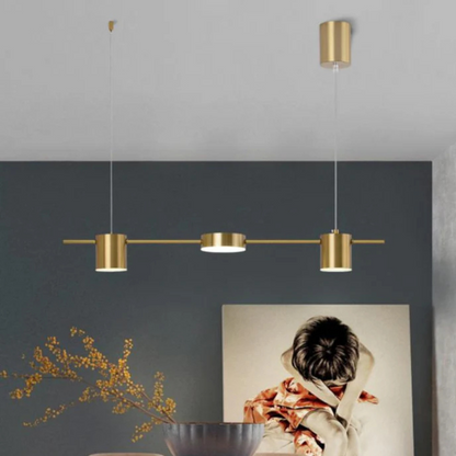 Aurora Lineaire Hanglamp met Minimalistische Koppen