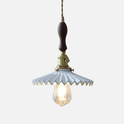 Scandinavian Elegance Witte Keramische Hanglamp