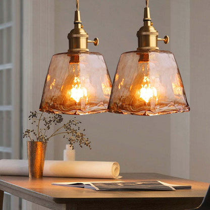 Vintage Goud Metalen Retro LED Hanglamp