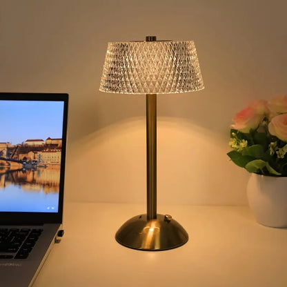 Moderne LED Kristallen Tafellamp met Touchbediening