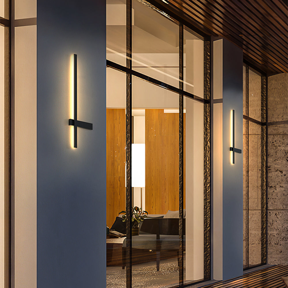 Moderne Minimalistische LED IJzeren Buiten Wandlamp