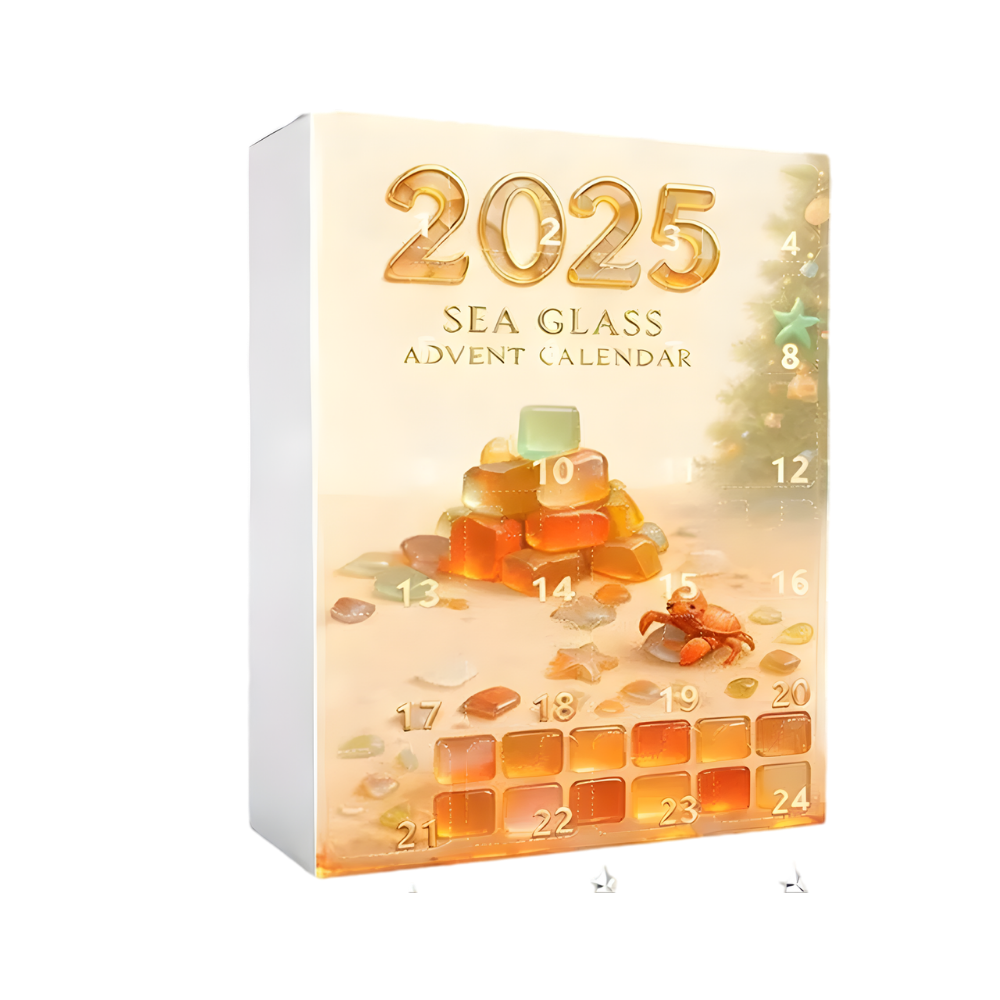 Adventskalender Cadeau Zeeglas Decoratief Verzamel Kalender