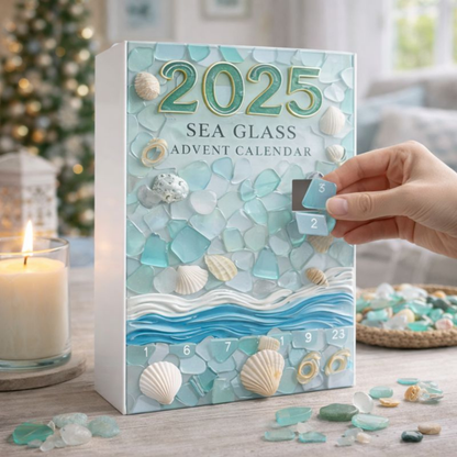 Adventskalender Cadeau Zeeglas Decoratief Verzamel Kalender