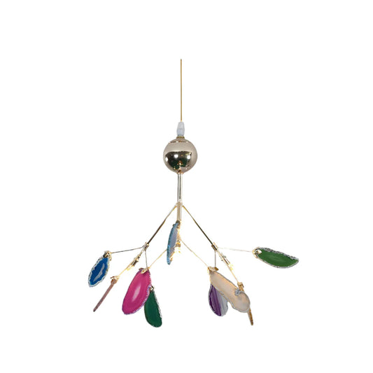 Aurora Bloom Luxe Retro Agaten Kroonluchter