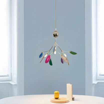 Aurora Bloom Luxe Retro Agaten Kroonluchter