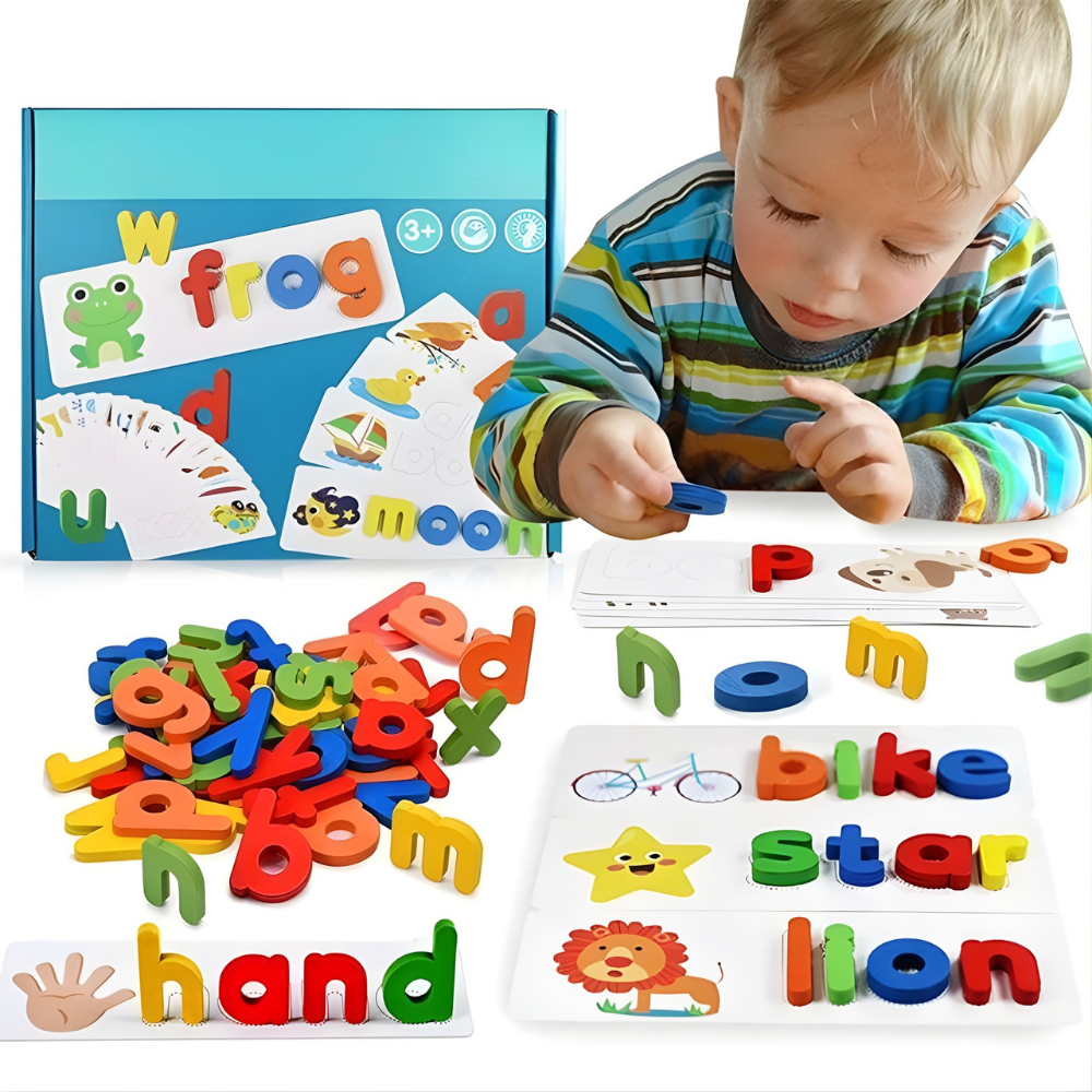Educatief Speelgoed Alfabet Letters Hout Leerzaam Spel Kinderen