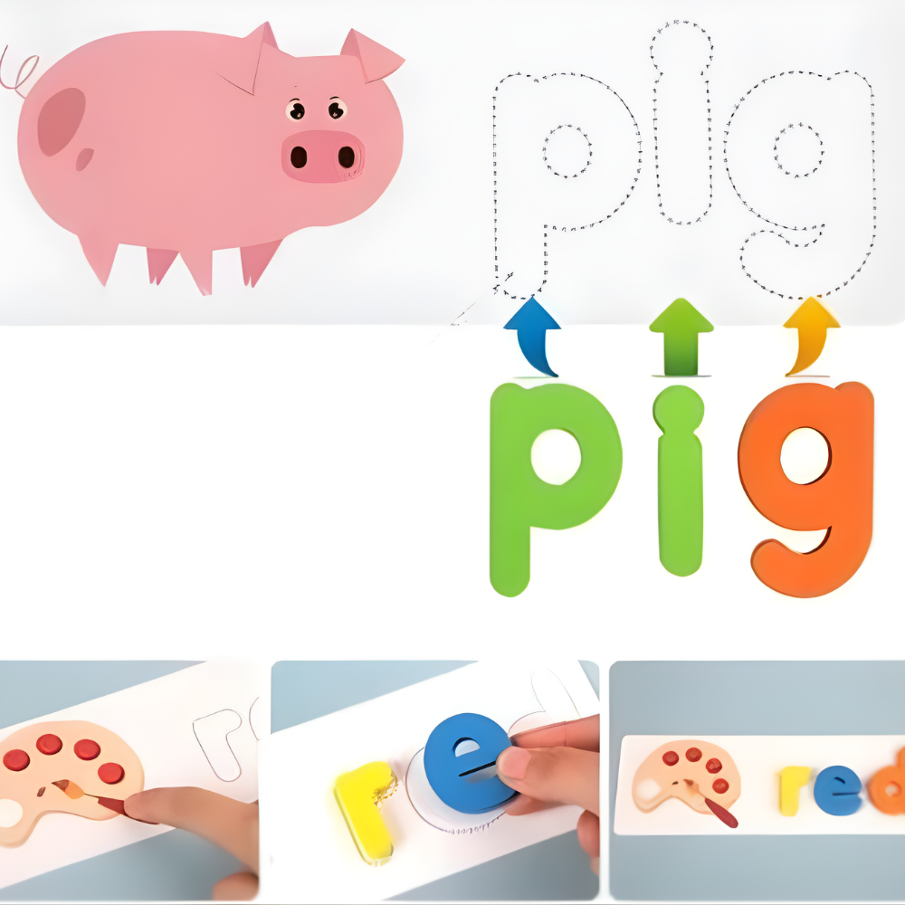 Educatief Speelgoed Alfabet Letters Hout Leerzaam Spel Kinderen