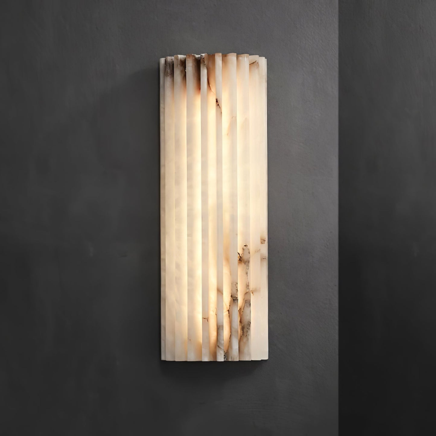 Tijdloze Natuurlijke SteenLichtlijn Wandlamp