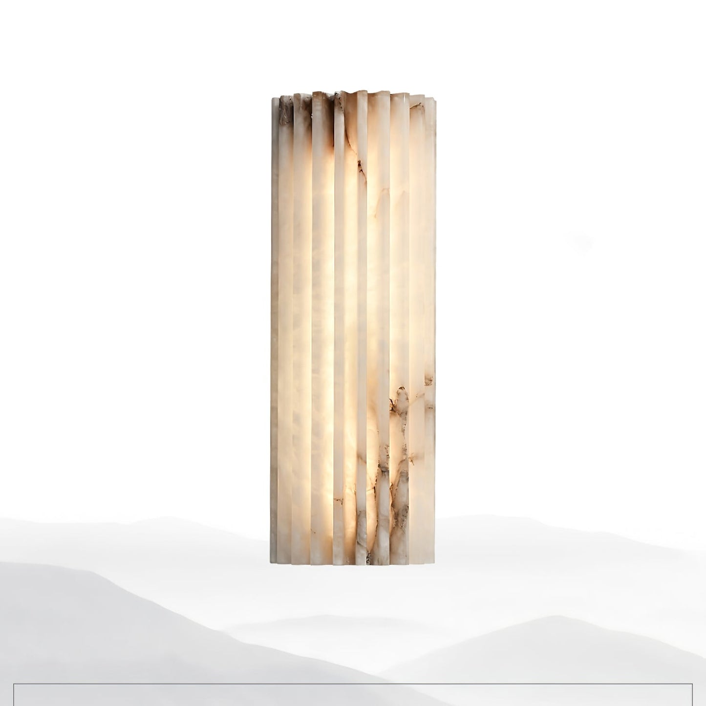 Tijdloze Natuurlijke SteenLichtlijn Wandlamp