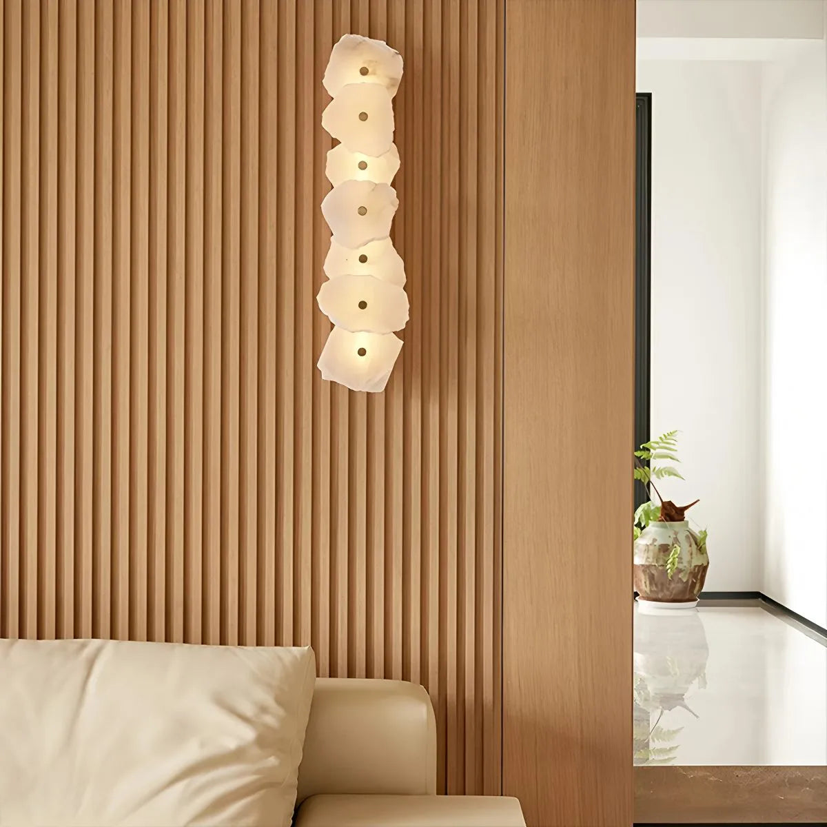 Petra Elegante Wandlamp met Alabaster Afwerking