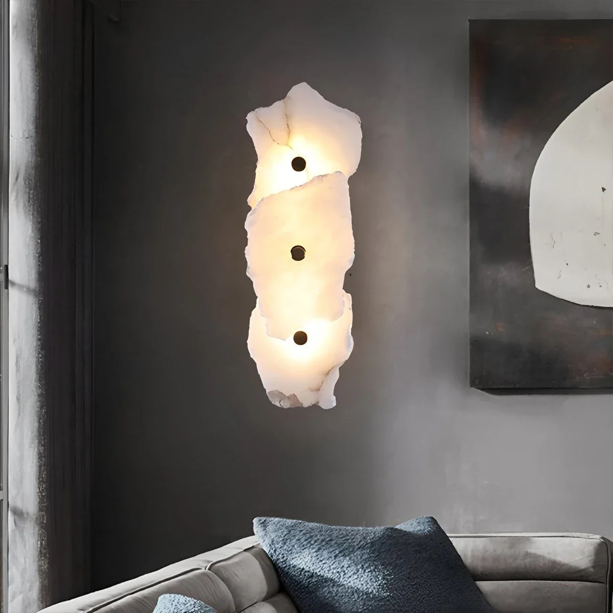 Petra Elegante Wandlamp met Alabaster Afwerking
