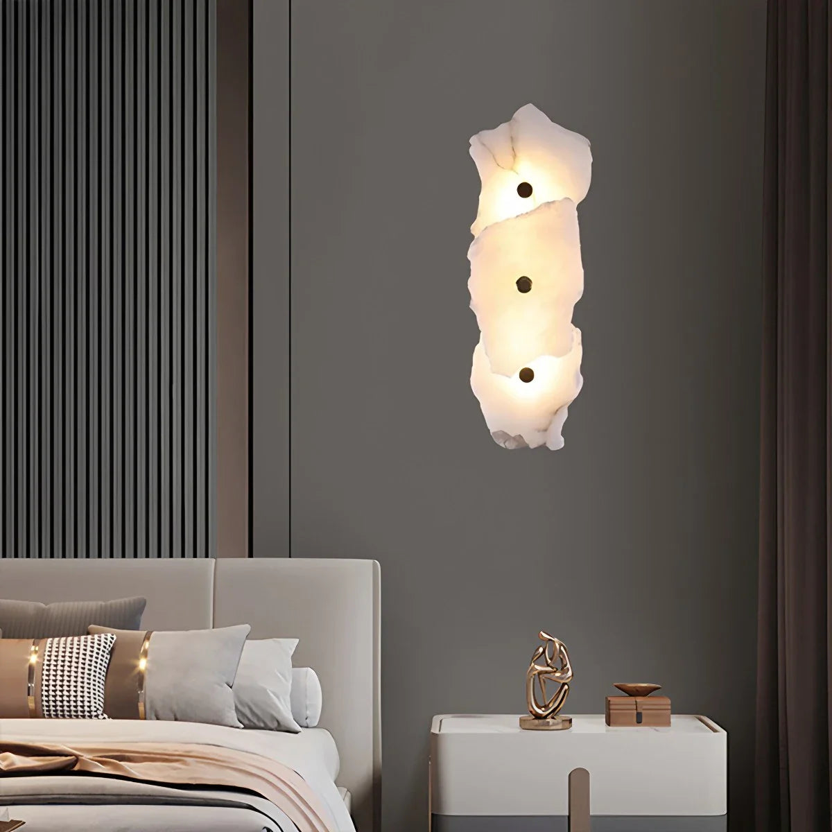 Petra Elegante Wandlamp met Alabaster Afwerking