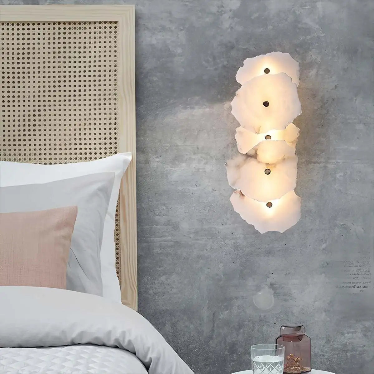 Petra Elegante Wandlamp met Alabaster Afwerking