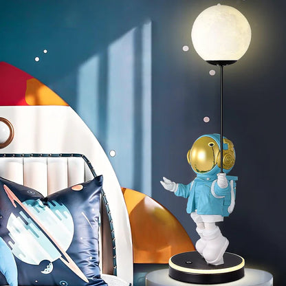 CosmosLicht Astronaut & Planeet Tafellamp