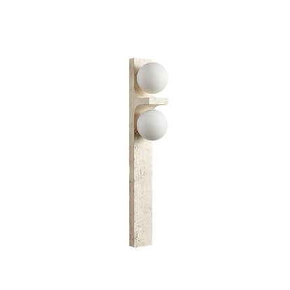 Moderne Asymmetrische Travertin Wandlamp