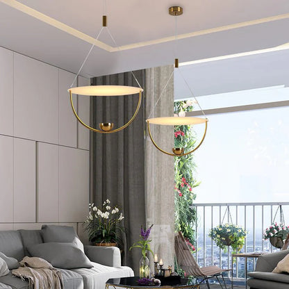 Minimalistisch Ontwerp LED Schijf Hanglamp