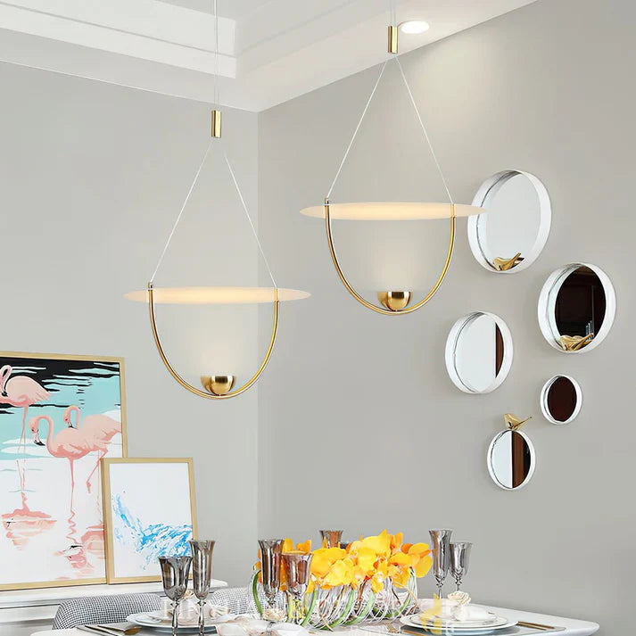Minimalistisch Ontwerp LED Schijf Hanglamp