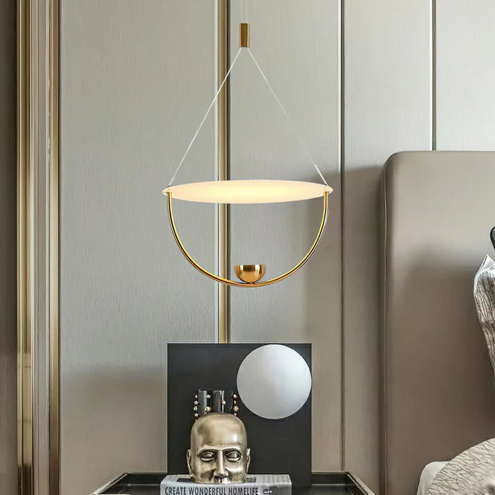 Minimalistisch Ontwerp LED Schijf Hanglamp