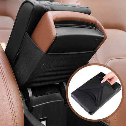 Auto Armsteunkussen Traagschuim Lederen Middenconsole Bescherming