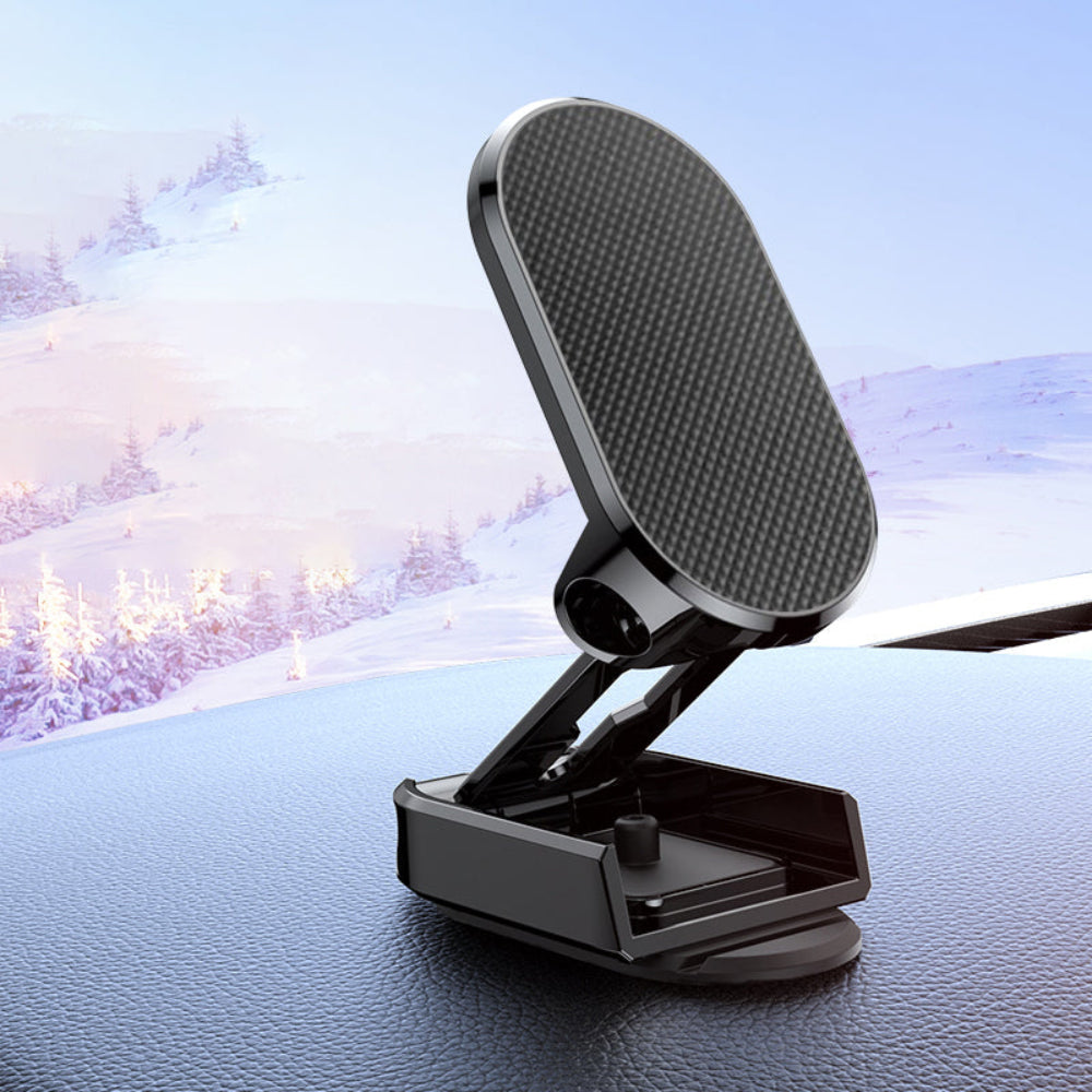 Auto Telefoonhouder Magnetisch Opvouwbaar Metalen Dashboard Houder