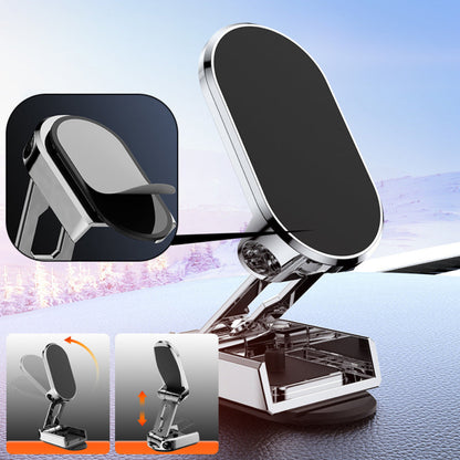 Auto Telefoonhouder Magnetisch Opvouwbaar Metalen Dashboard Houder