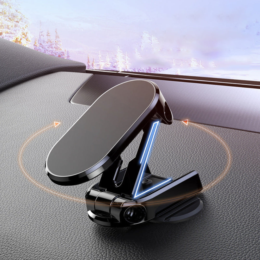 Auto Telefoonhouder Magnetisch Opvouwbaar Metalen Dashboard Houder