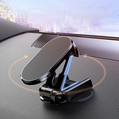 Auto Telefoonhouder Magnetisch Opvouwbaar Metalen Dashboard Houder