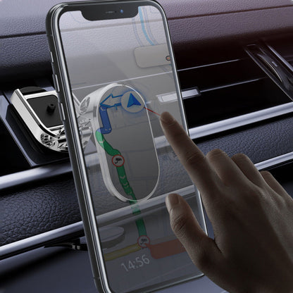 Auto Telefoonhouder Magnetisch Opvouwbaar Metalen Dashboard Houder