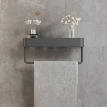Wandrek Badkamer Aluminium Minimalistisch Opbergrek