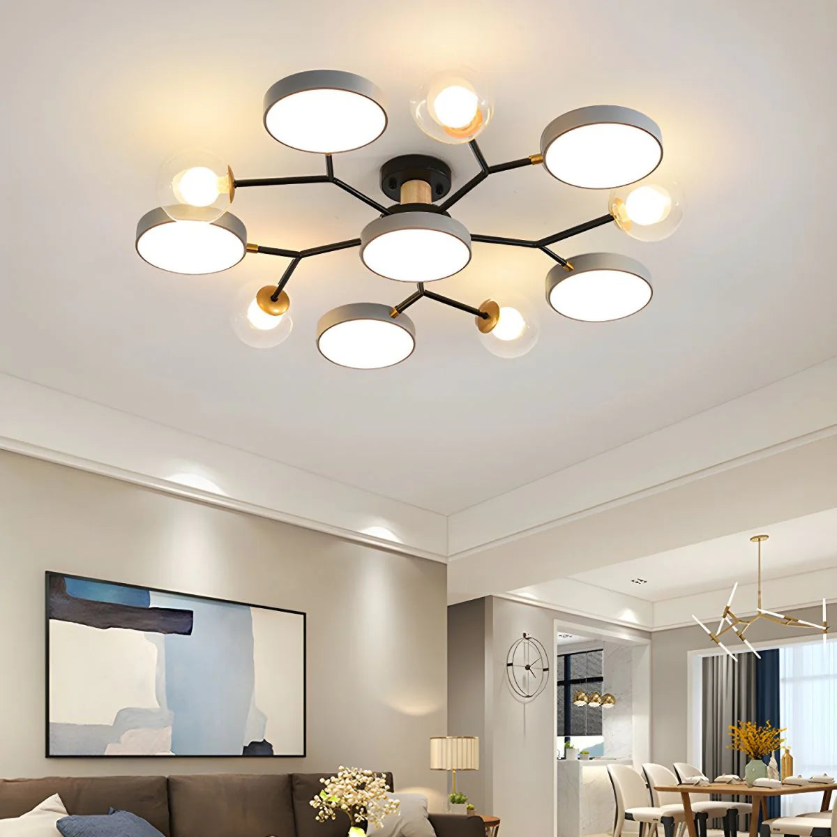 Branch LED Plafondlamp – Stijlvol Licht voor Elk Interieur